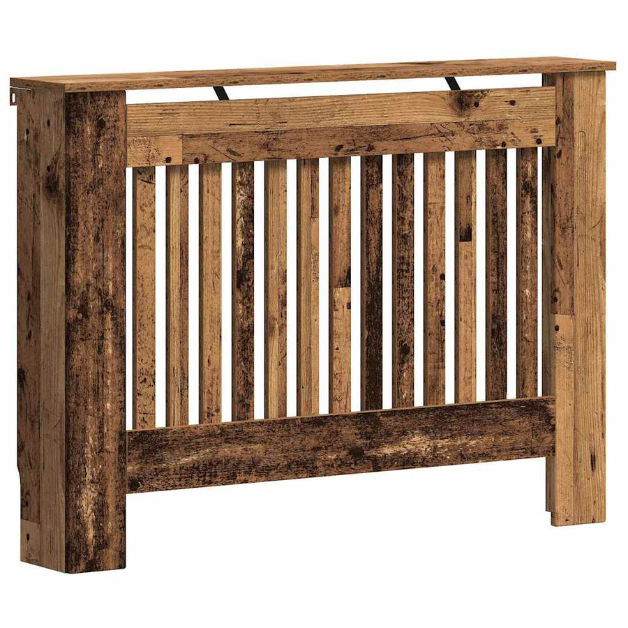 Radiatorafdekking Oud Hout 112 x 19 x 81,5 cm Bewerkt hout