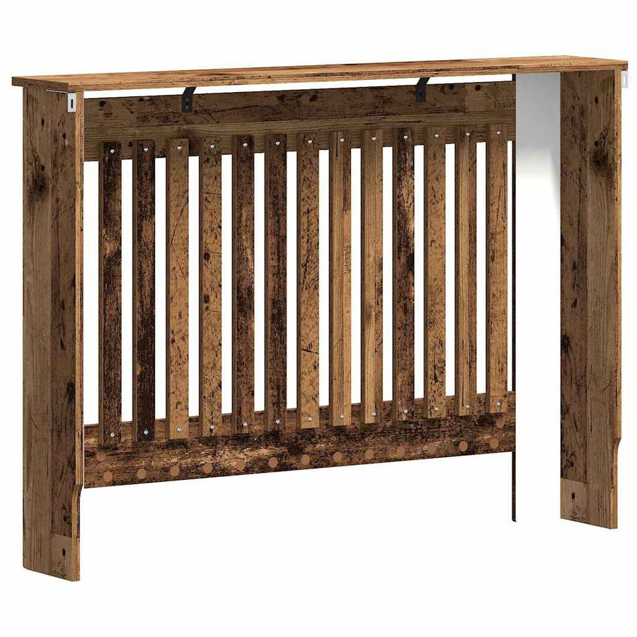 Radiatorafdekking Oud Hout 112 x 19 x 81,5 cm Bewerkt hout
