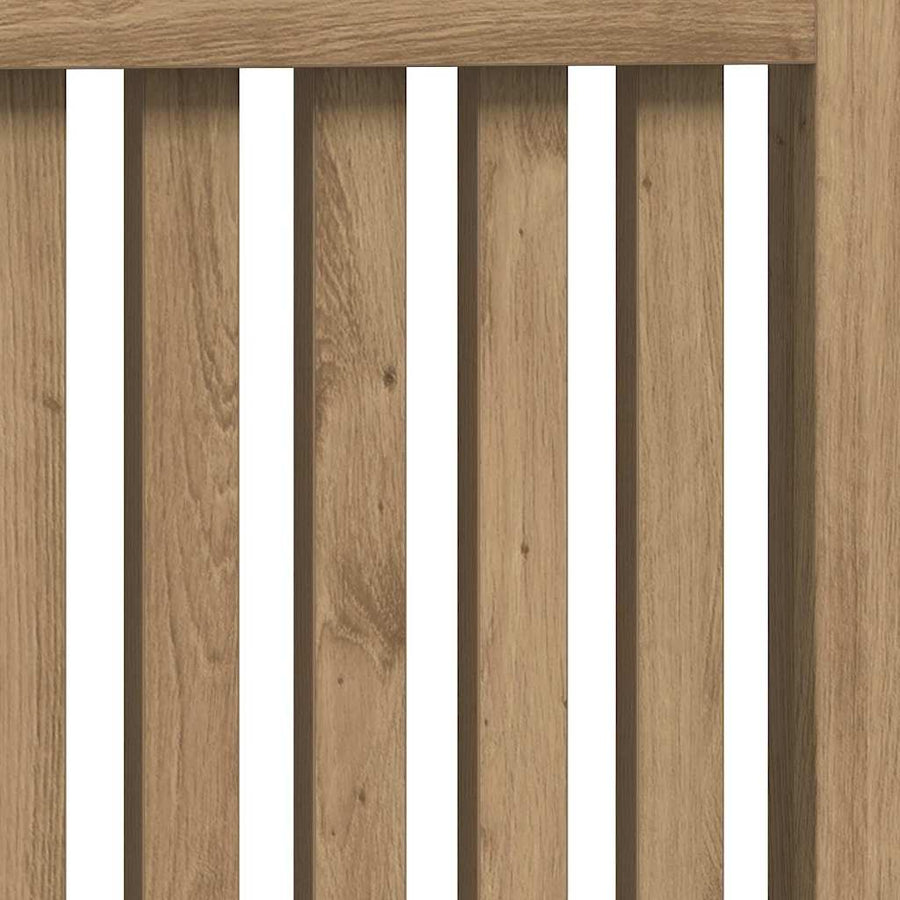 Radiatorafdekking Artisan Eiken 112 x 19 x 81,5 cm Bewerkt hout