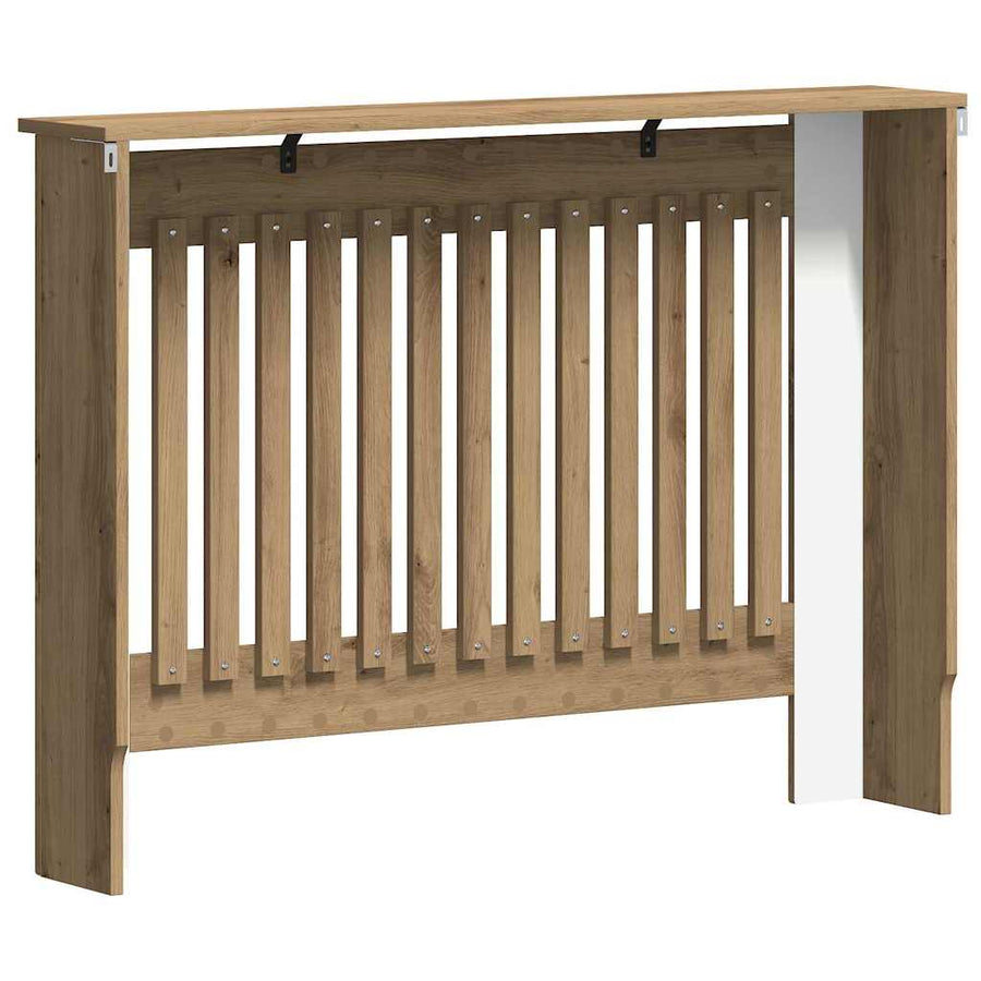 Radiatorafdekking Artisan Eiken 112 x 19 x 81,5 cm Bewerkt hout