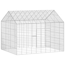 Konijnenkooi Zilver 400 x 78 x 78 cm Gegalvaniseerd staal