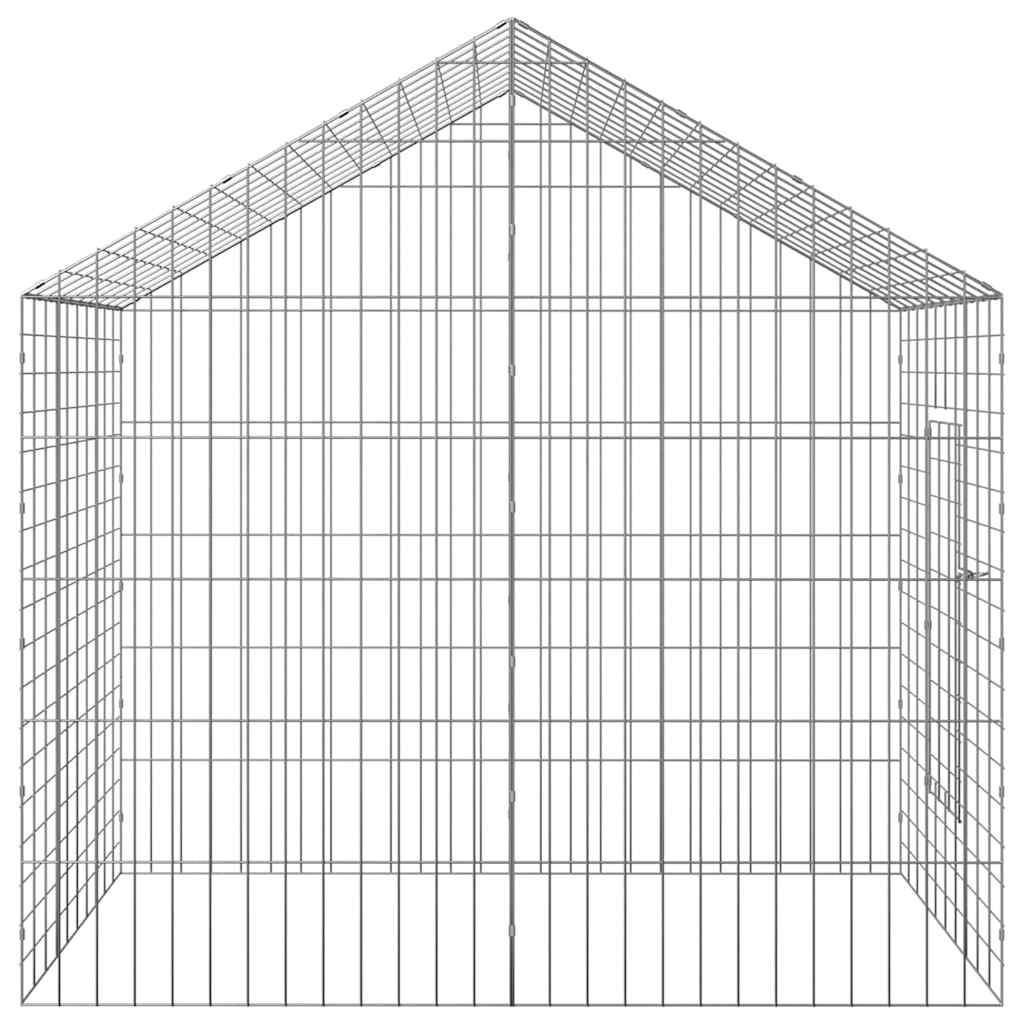 Konijnenkooi Zilver 400 x 78 x 78 cm Gegalvaniseerd staal