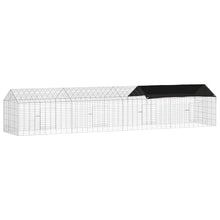 Konijnenkooi Zilver 400 x 78 x 78 cm Gegalvaniseerd staal