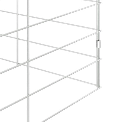 Konijnenkooi Zilver 300 x 100 x 210 cm Gegalvaniseerd staal