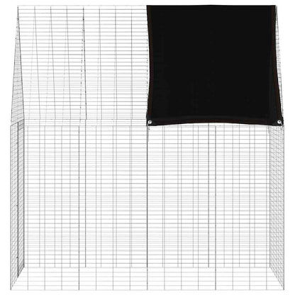 Konijnenkooi Zilver 200 x 100 x 210 cm Gegalvaniseerd staal