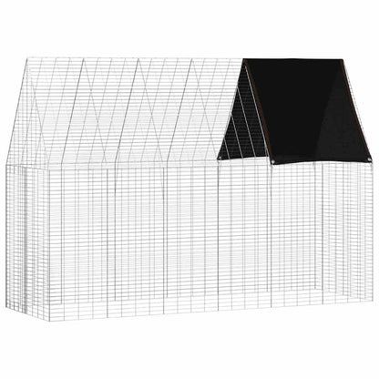 Konijnenkooi Zilver 300 x 100 x 210 cm Gegalvaniseerd staal