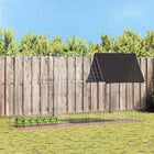 Rabbit Hutch Silver 400 x 100 x 210 cm Galvanized steel