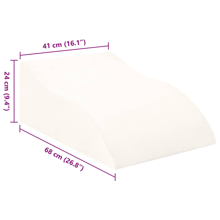 Beenkussen Wit 68 x 40 x 18 cm