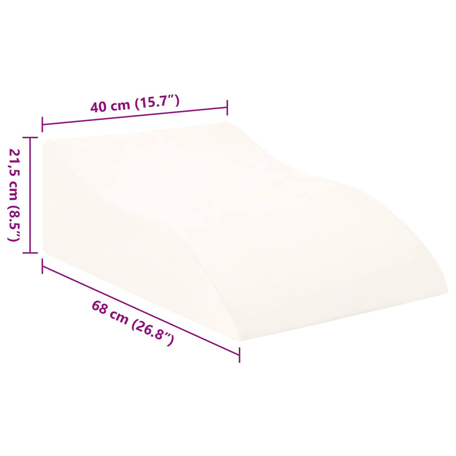 Beenkussen Wit 68 x 40 x 18 cm