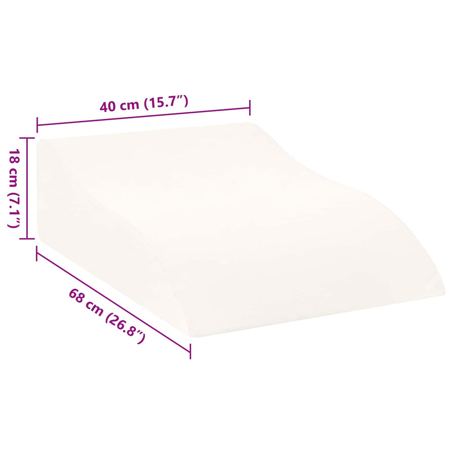 Beenkussen Wit 68 x 40 x 18 cm