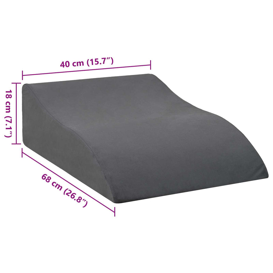 Beenkussen Grijs 68 x 40 x 18 cm