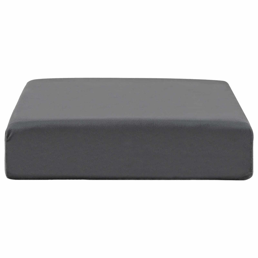 Zitkussen Grijs 40 x 40 x 10 cm PU Schuim