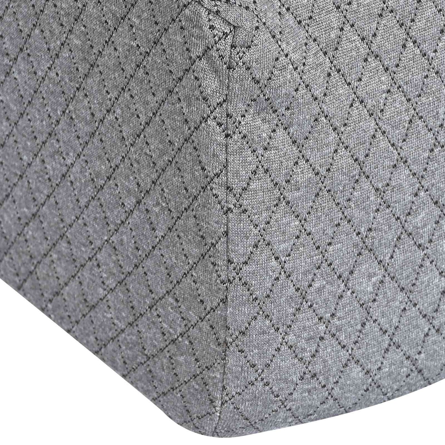 Wedge Kussen Effen Grijs 69 x 64 x 19 cm Traagschuim