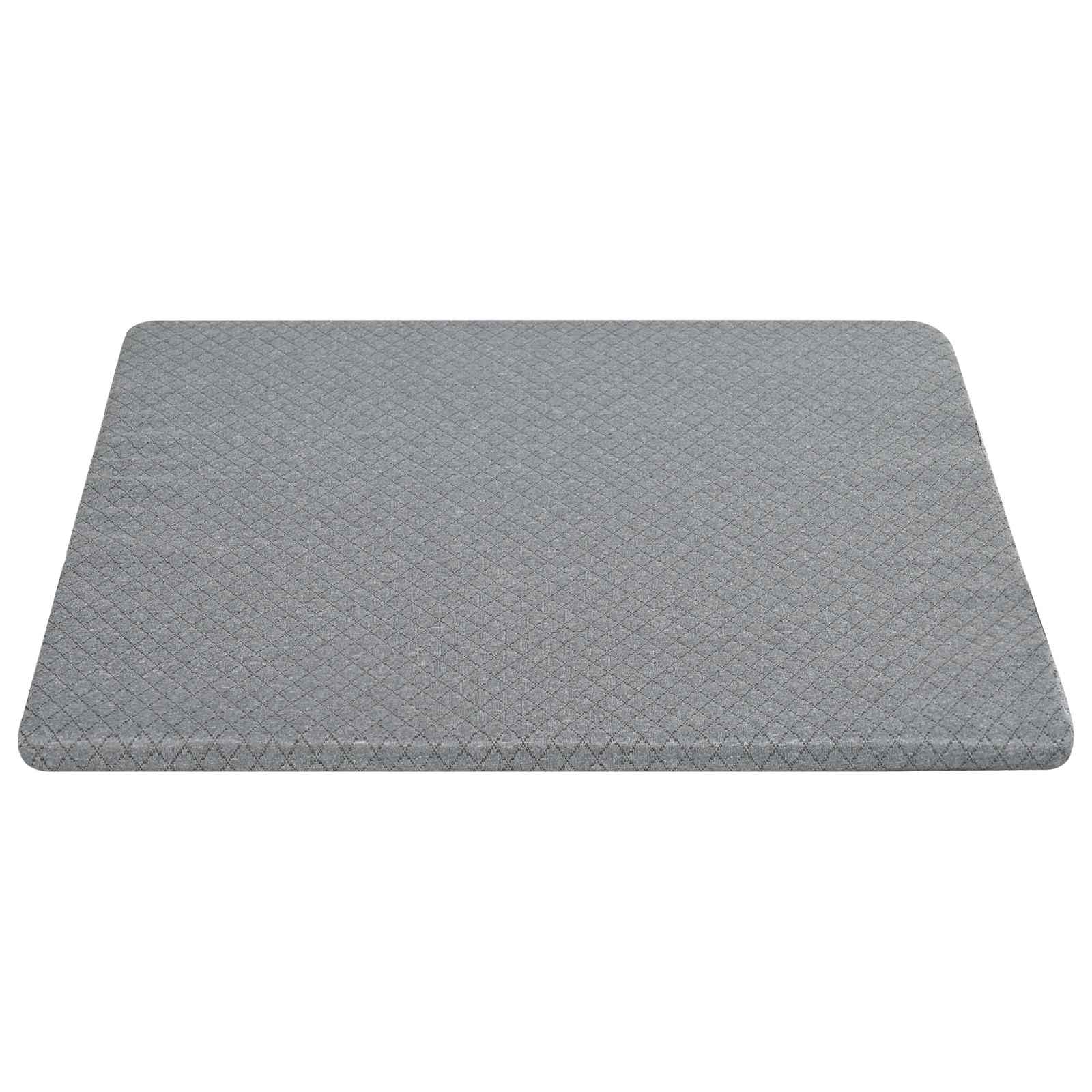 Wedge Kussen Effen Grijs 69 x 64 x 19 cm Traagschuim
