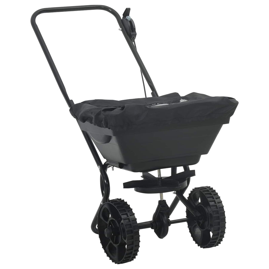 Verspreider Zwart 80 X 46 X 75 Cm Pvc En Staal Duw verspreider-15 L