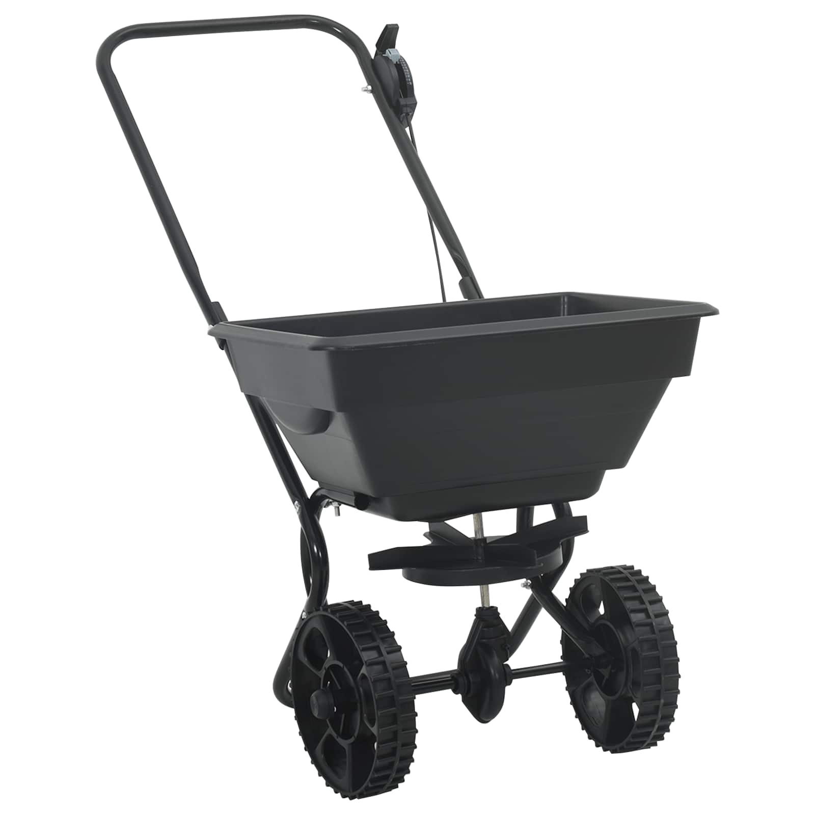 Verspreider Zwart 80 X 46 X 75 Cm Pvc En Staal Duw verspreider-15 L