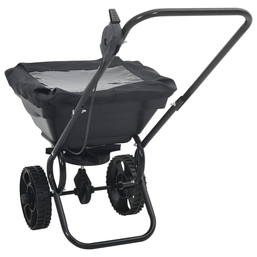 Verspreider Zwart 80 X 46 X 75 Cm Pvc En Staal Duw verspreider-15 L