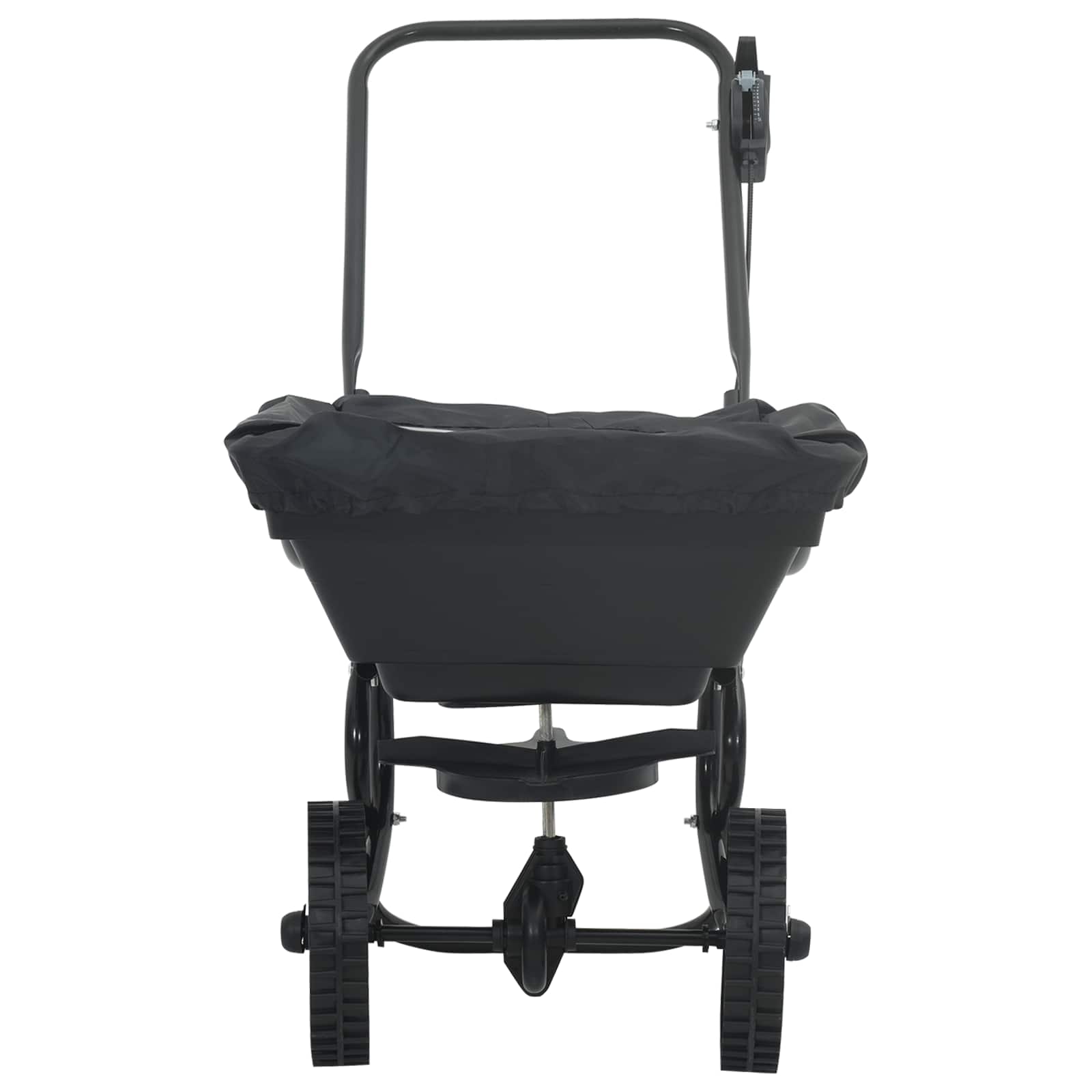 Verspreider Zwart 80 X 46 X 75 Cm Pvc En Staal Duw verspreider-15 L