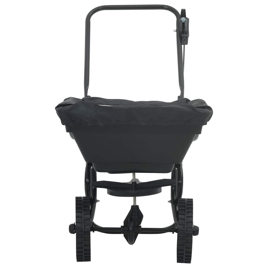 Verspreider Zwart 80 X 46 X 75 Cm Pvc En Staal Duw verspreider-15 L