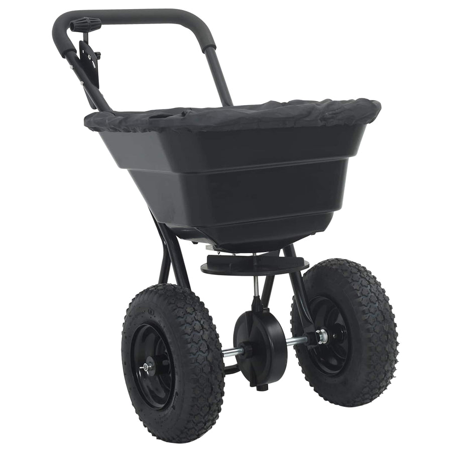 Verspreider Zwart 80,5 X 53 X 78,5 Cm Pvc En Staal Duw verspreider-29 L