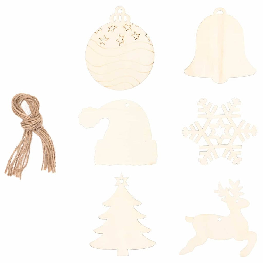 Kerstboom met 50 LED Naturel 120 cm massief essenhout