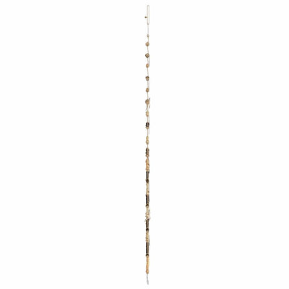 Kerstboom met 100 LED Naturel 180 cm massief essenhout