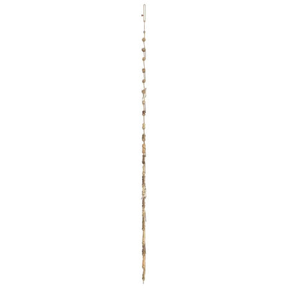 Kerstboom met 130 LED Naturel 210 cm massief essenhout