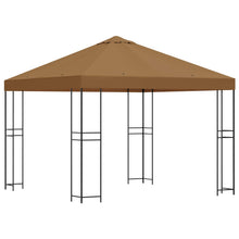 Prieel 3 x 3 m Beige Polyester en staal 190 gsm