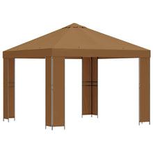 Prieel 3 x 3 m Beige Polyester en staal 190