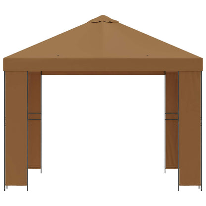 Prieel 3 x 3 m Beige Polyester en staal 190