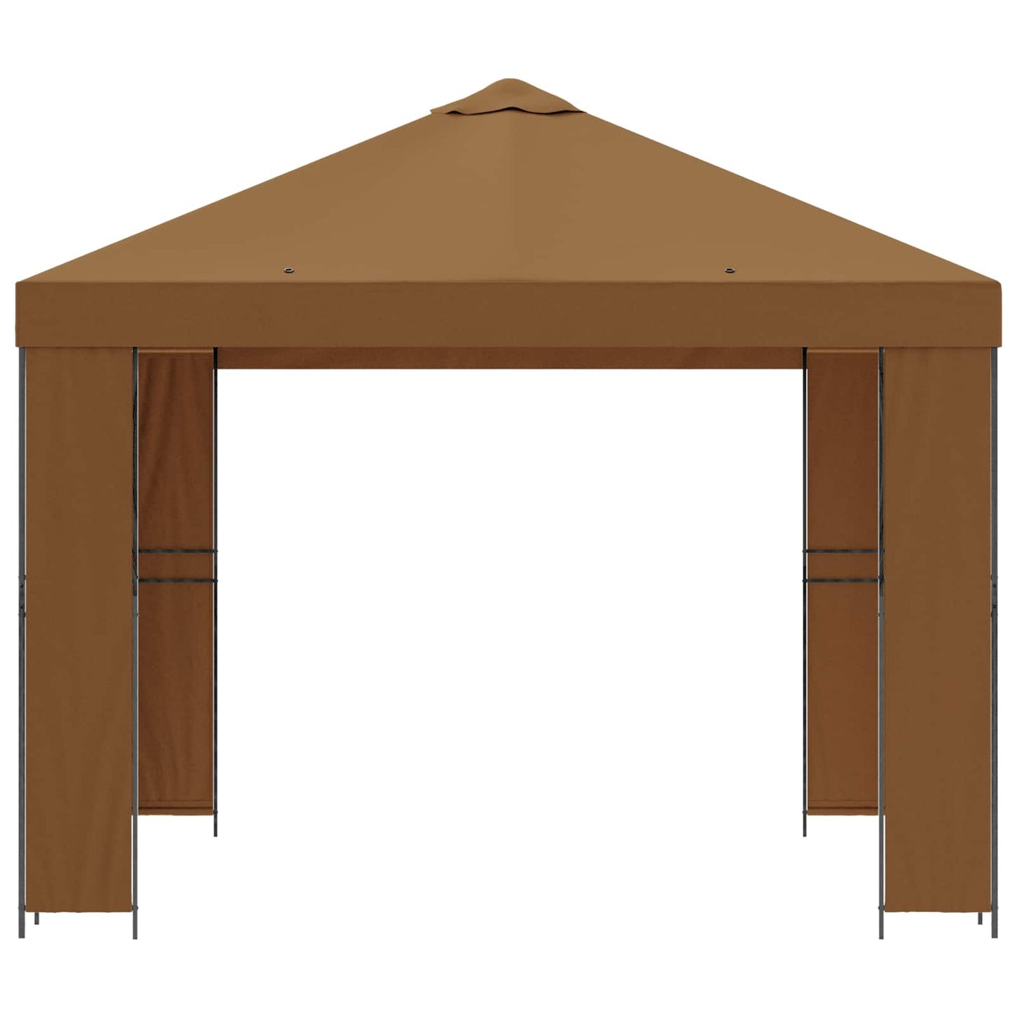 Prieel 3 x 3 m Beige Polyester en staal 190