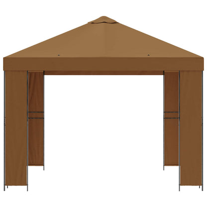 Prieel 3 x 3 m Beige Polyester en staal 190
