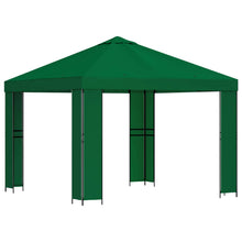 Prieel 3 x 3 m Groen Polyester en staal 190