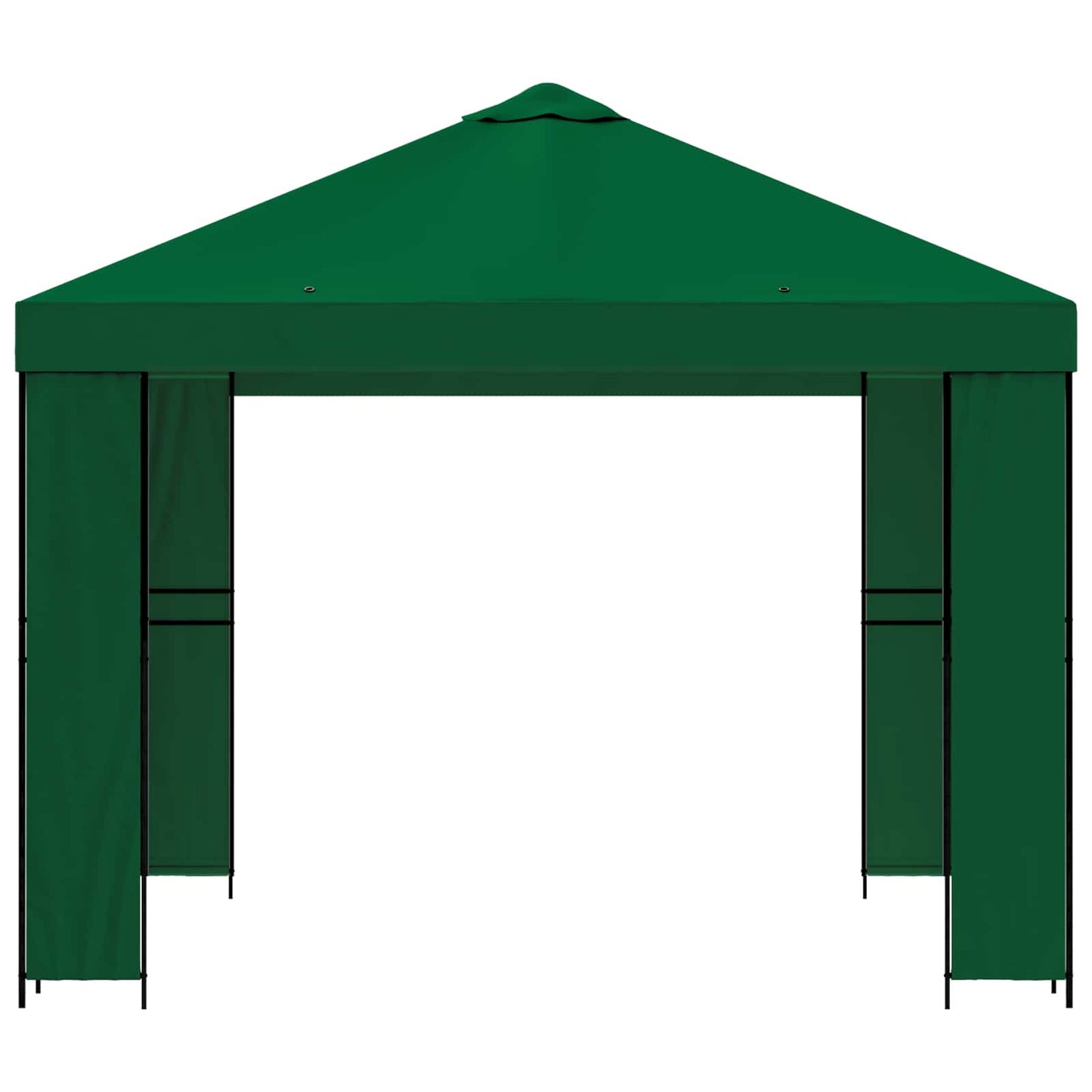 Prieel 3 x 3 m Groen Polyester en staal 190