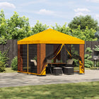 Prieel 3 x 3 m geel polyester staal