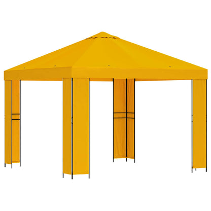 Prieel 3 x 3 m Geel Polyester en staal 190