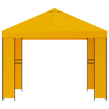 Prieel 3 x 3 m Geel Polyester en staal 190