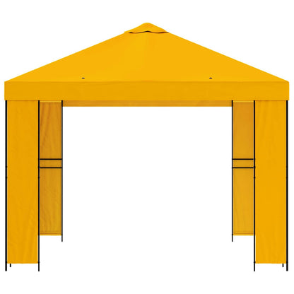 Prieel 3 x 3 m Geel Polyester en staal 190
