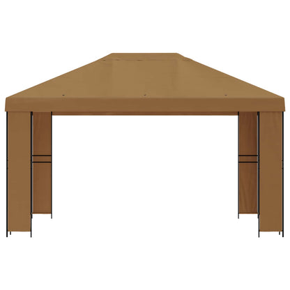 Prieel 4 × 3 m Beige Polyester en staal 190