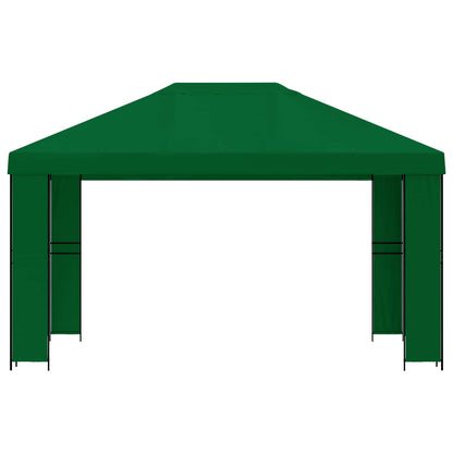 Prieel 4 × 3 m Groen Polyester en staal 190