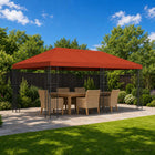 Partytent luifel 6x3m terracotta polyester 190 gsm