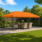 Partytent luifel 6 x 3 m oranje polyester