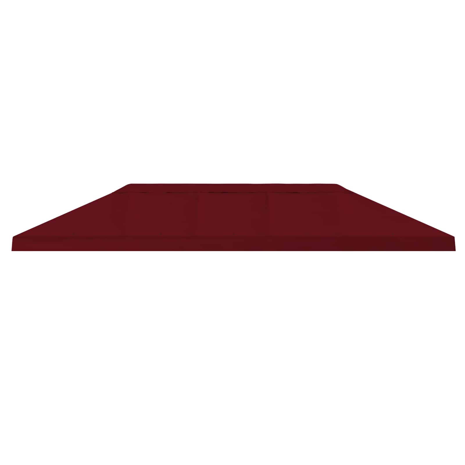 Gazebo Luifel Dekking 6 x 3 m Bordeauxrood Polyester 190