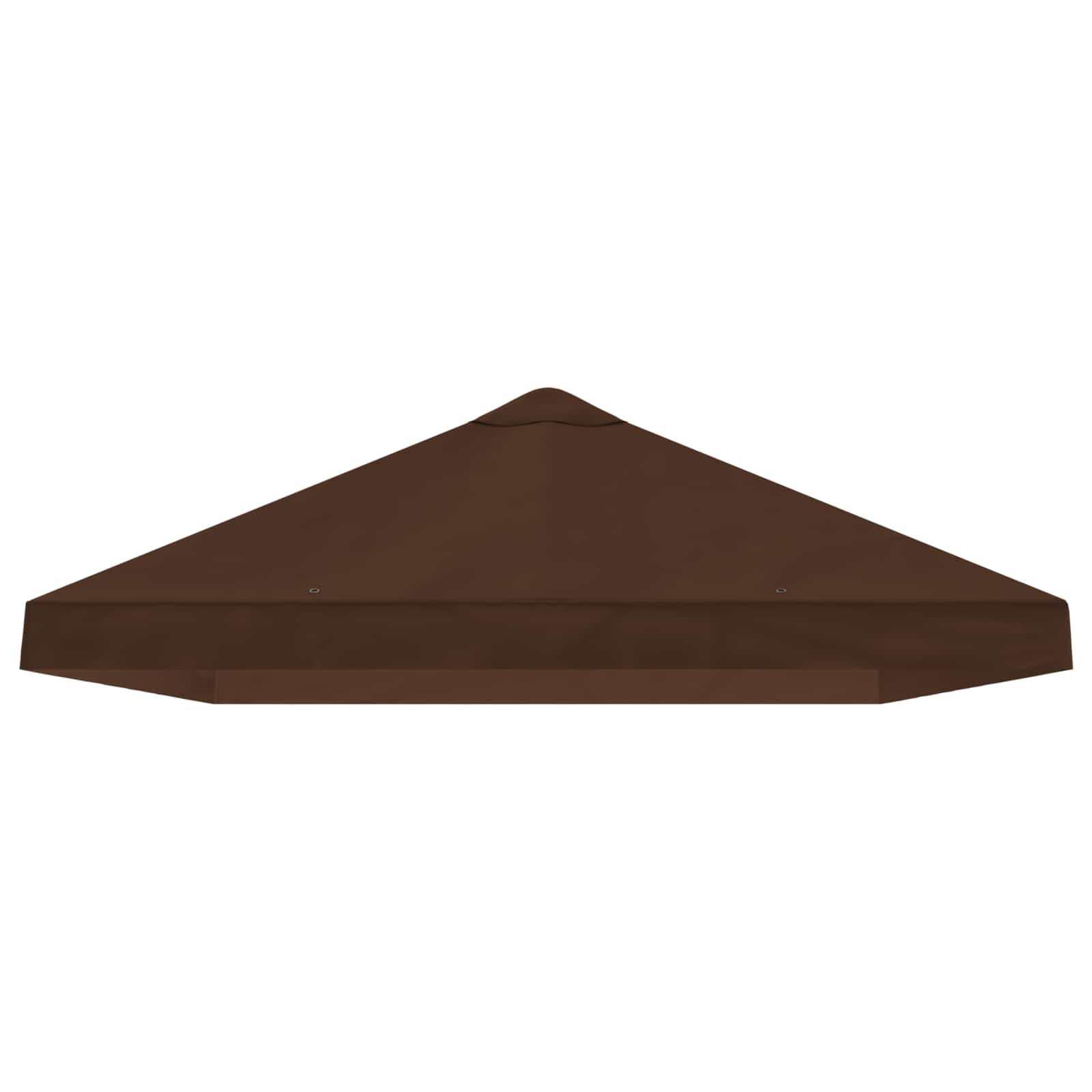 Gazebo Luifel Dekking 6 x 3 m Bruin Polyester 190
