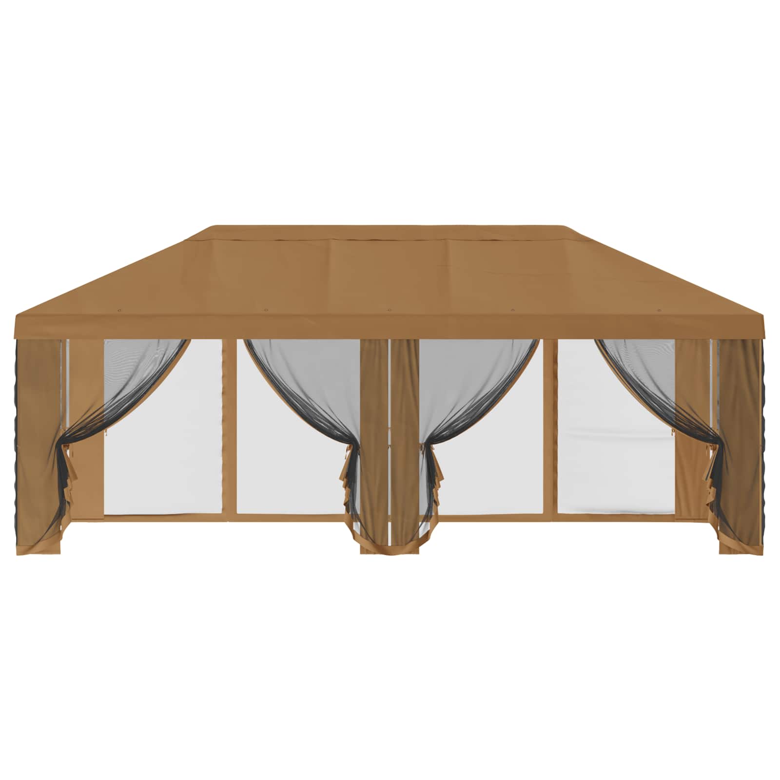 Gazebo Hoes met Zijwanden 6 x 3 m Beige Polyester 190