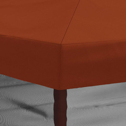 Gazebo Hoes met Zijwanden 6 x 3 m Terracotta Polyester 190