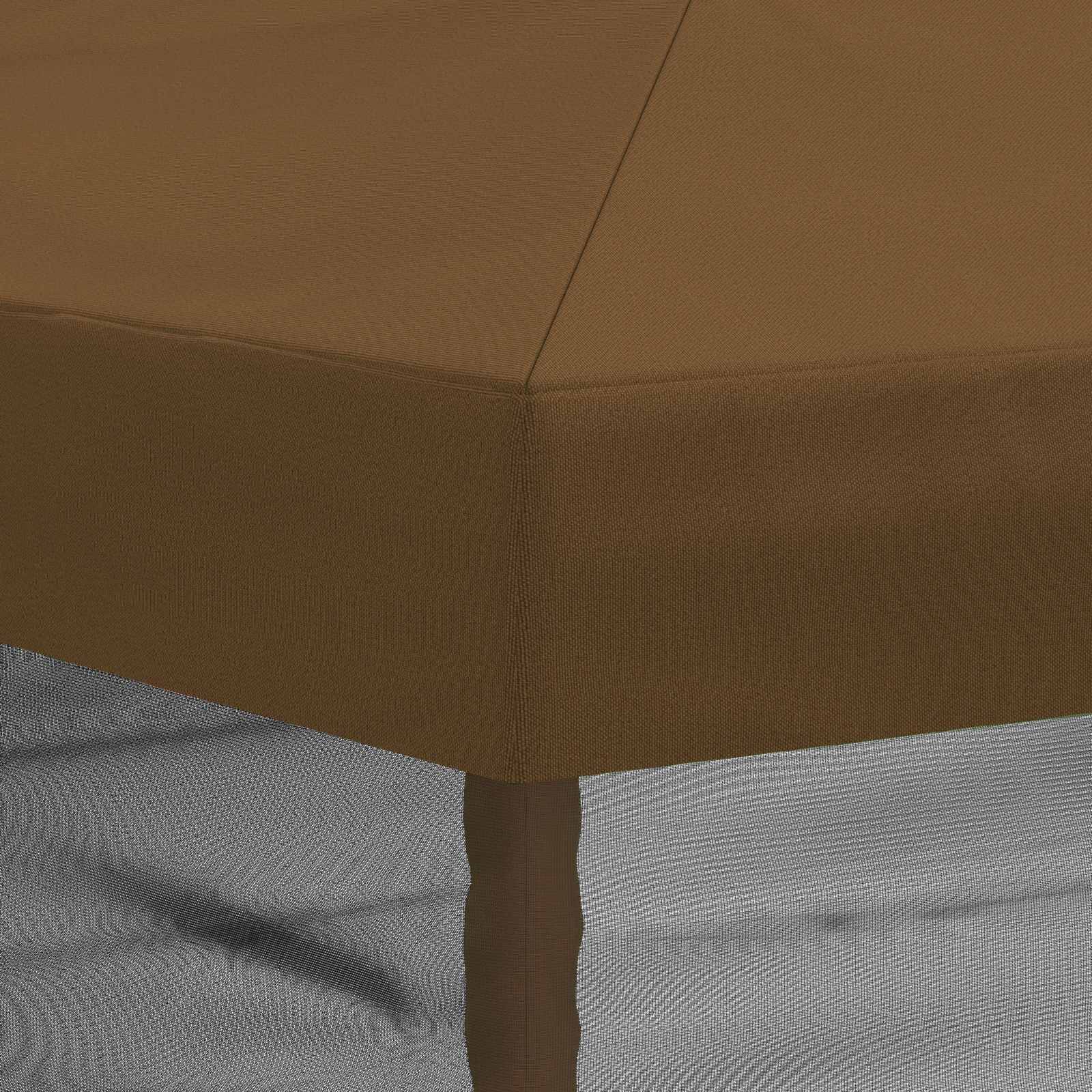 Gazebo Hoes met Zijwanden 6 x 3 m Taupe Polyester 190