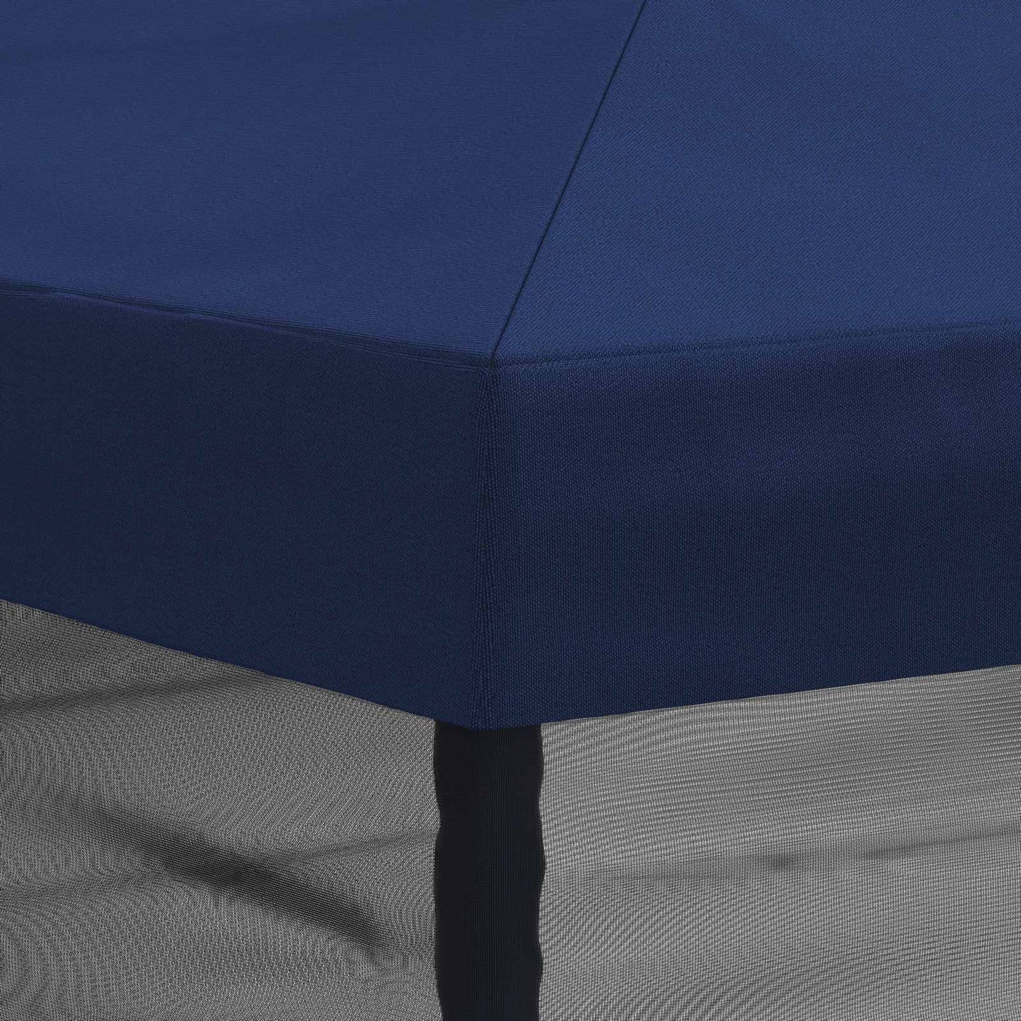 Gazebo Hoes met Zijwanden 6 x 3 m Blauw Polyester 190