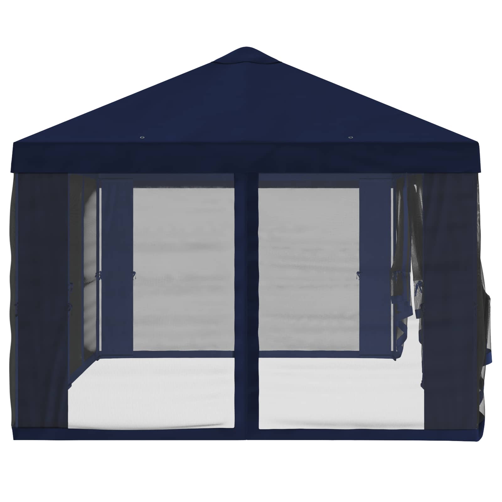 Gazebo Hoes met Zijwanden 6 x 3 m Blauw Polyester 190