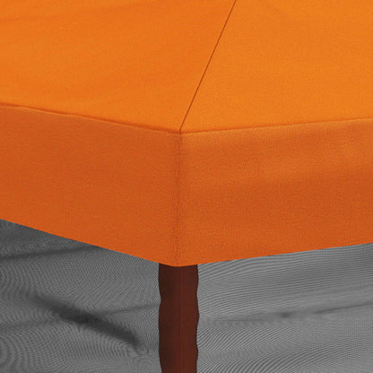 Gazebo Hoes met Zijwanden 6 x 3 m Oranje Polyester 190